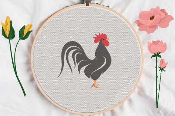 Black Rooster Embroidery Design Review