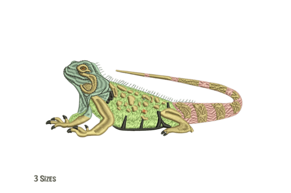 Chameleon Lizard Embroidery Review