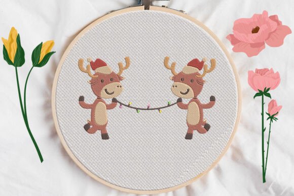 Christmas Reindeer Embroidery Review