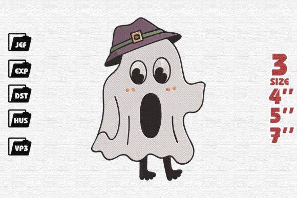 Cute Funny Boo Embroidery Review