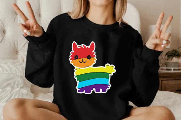 Embroidery Llama Shirt, Gay Shirt
