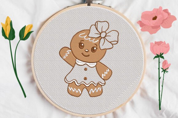 Gingerbread Candy Girl Applique Embroidery Review