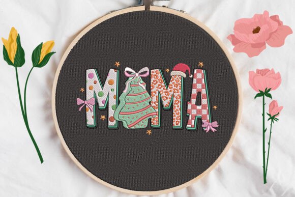 Mama Christmas Embroidery Design Review