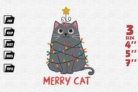 Merry Cat Embroidery: A Seasonal Review for Holiday Sellers