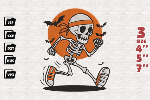 Skeleton Halloween Embroidery Review