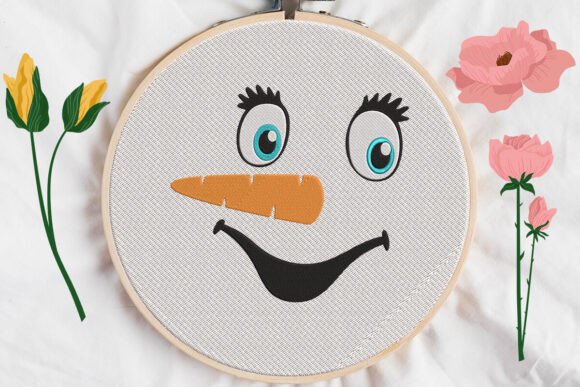 Snowman Face, Christmas Embroidery Design Review