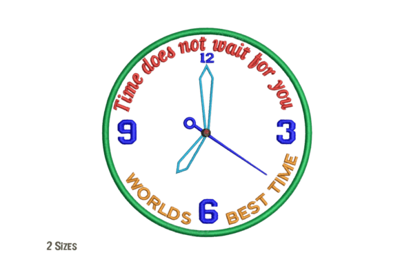 Watch Applique Embroidery Design Review